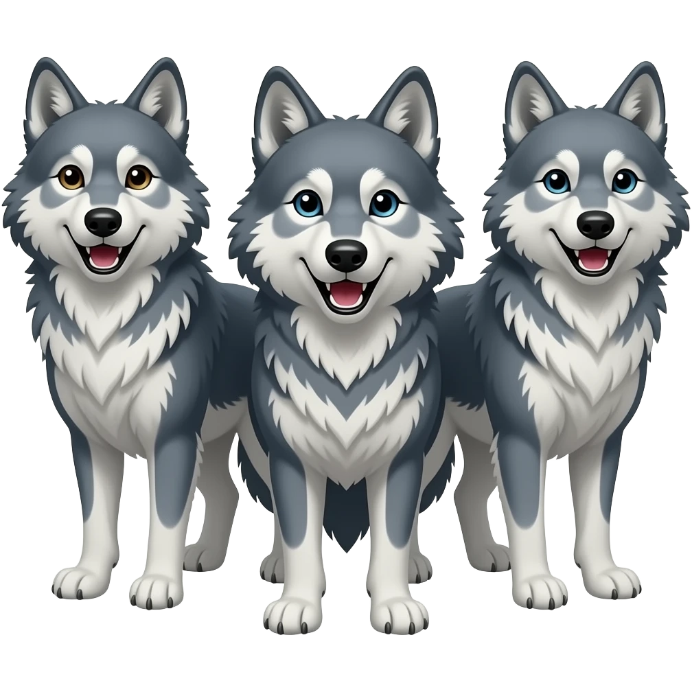 Fun with WOLVES emoji