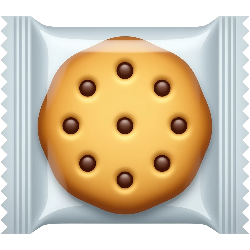 paquete de galletas emoji
