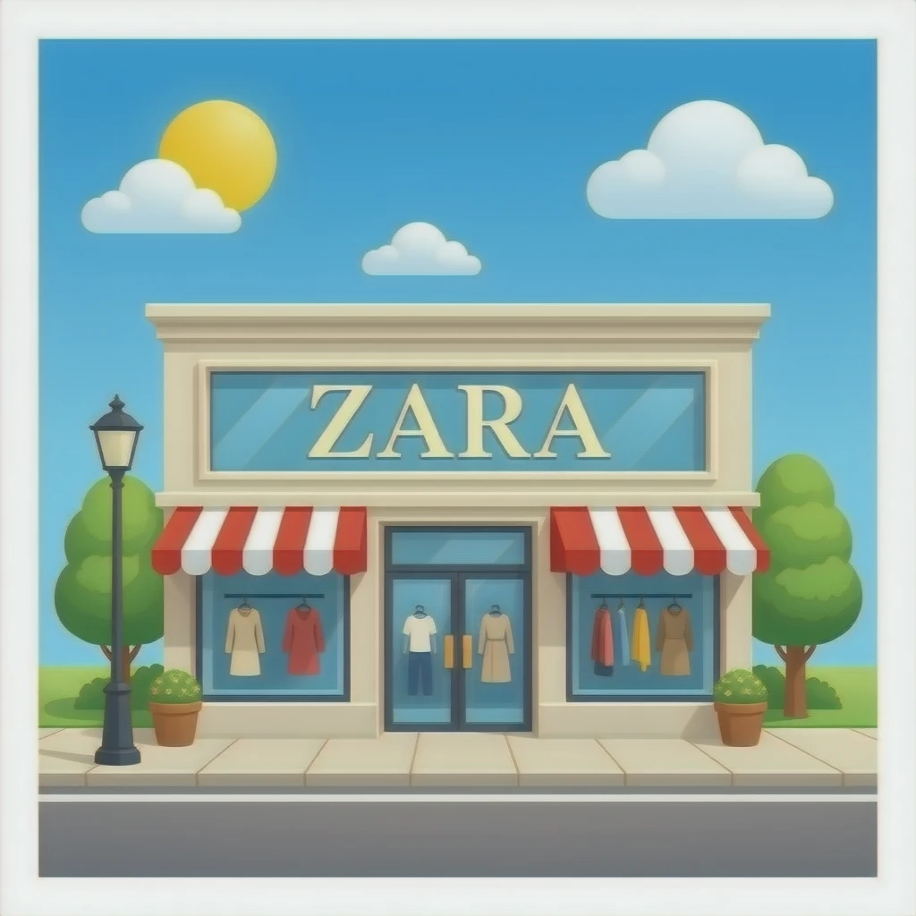 Zara shop emoji