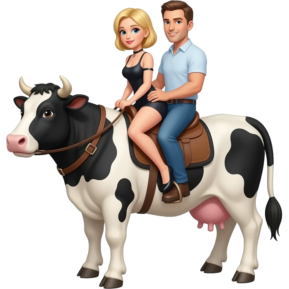 Blond woman riding a man reverse cowgirl emoji