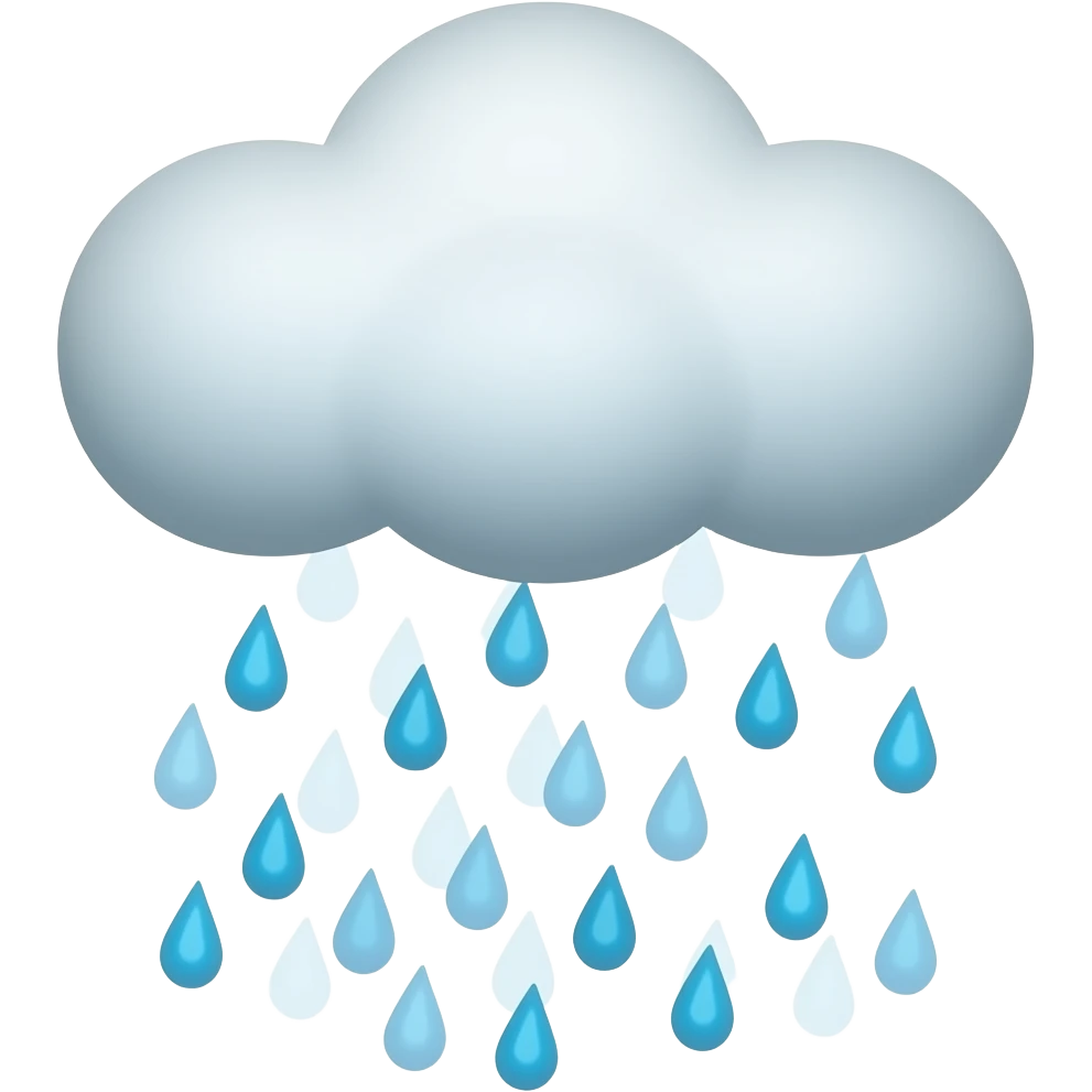 Rain emoji
