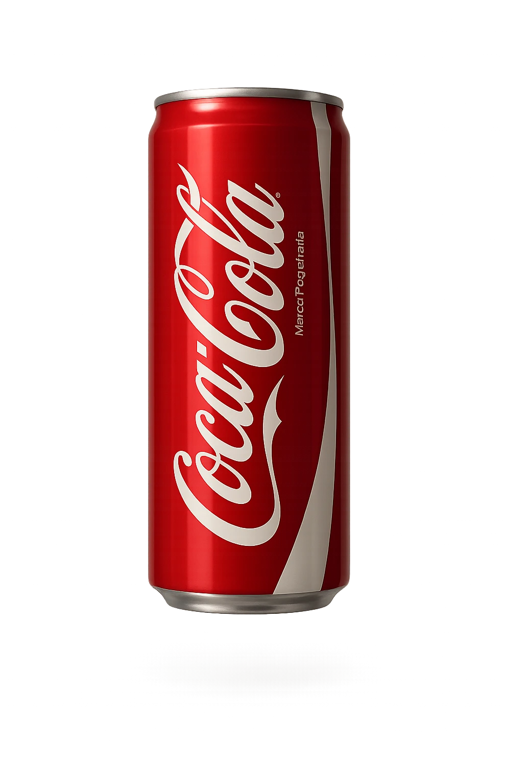 coca cola iperrealistica fluttua in aria emoji