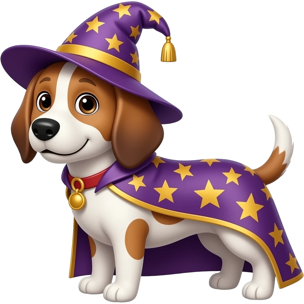 Dog wizard emoji