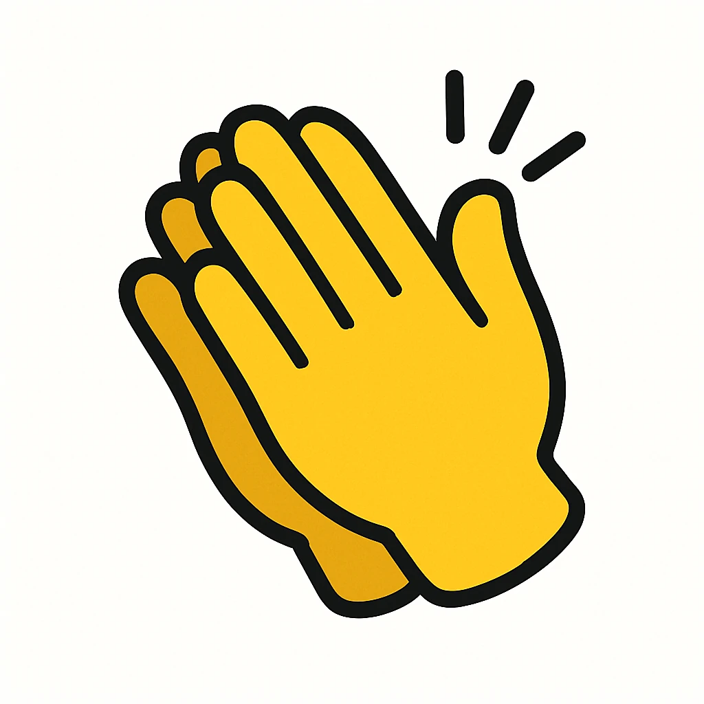 yellow clapping hands emoji emoji
