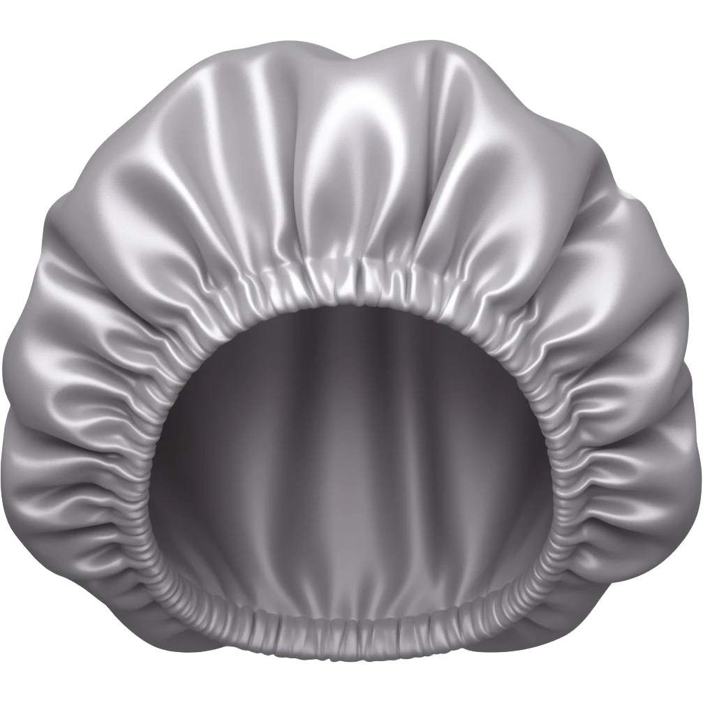 Satin hair bonnet by itself emoji