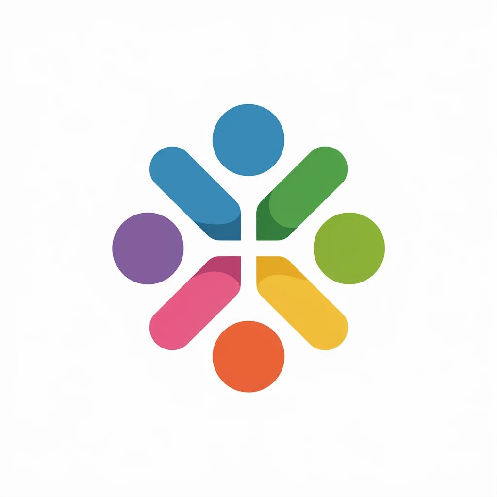 make a colorful logo of "Ideogram" emoji