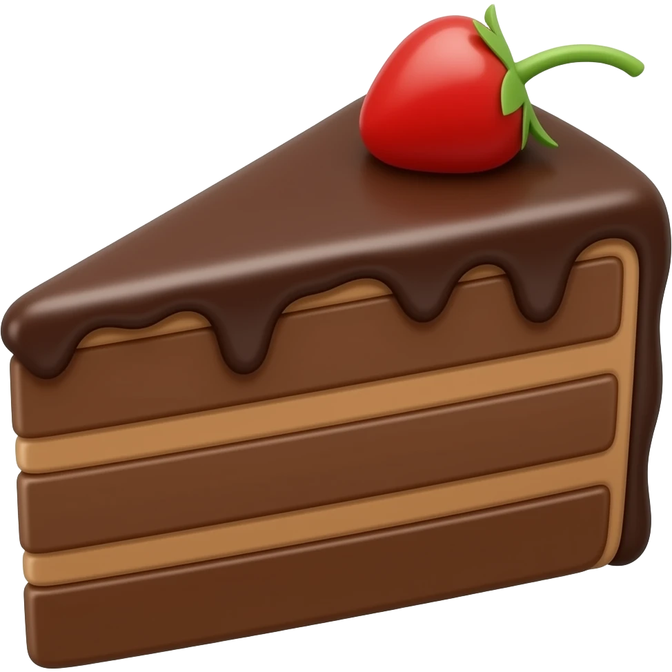 Choclate cake emoji emoji