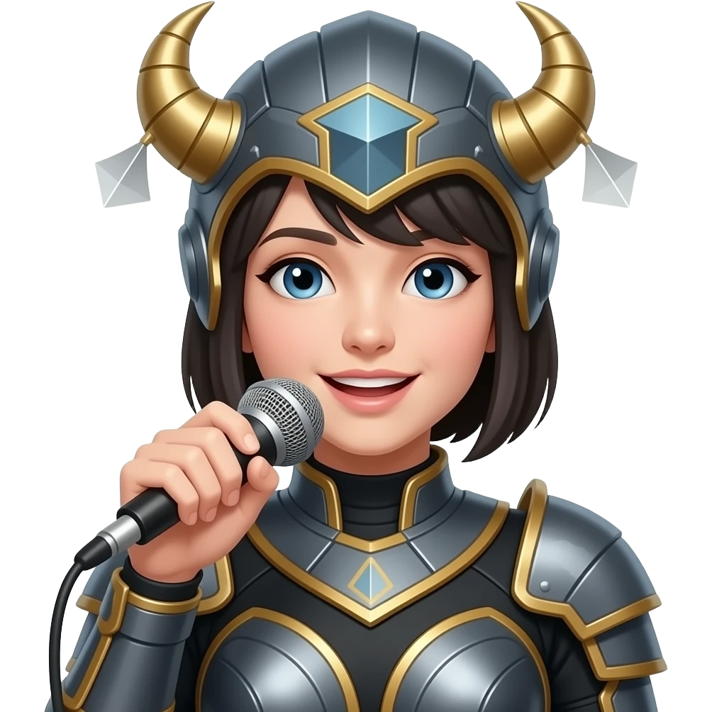 Melody. Cantado.   Nose. Es. Chica.  Porle. La. Armadura. De. Chon. Andromeda emoji