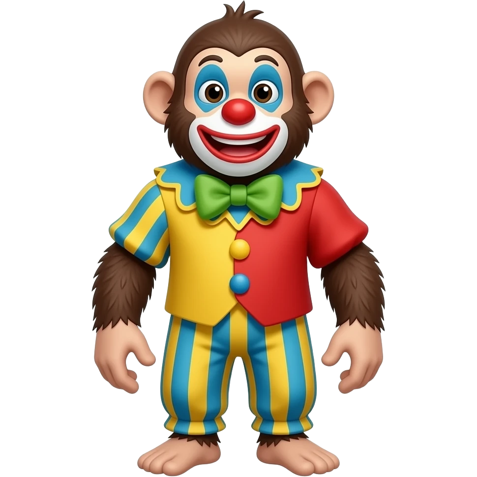Ape clown emoji