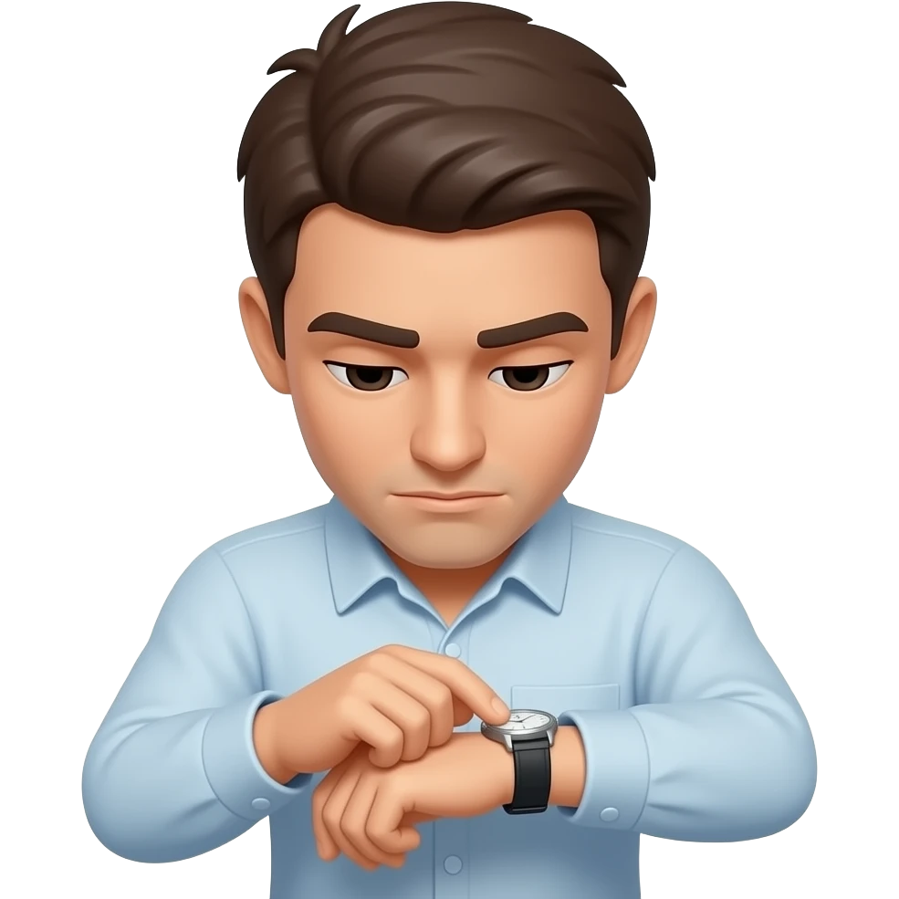 Head down and both hands ond watch emoji