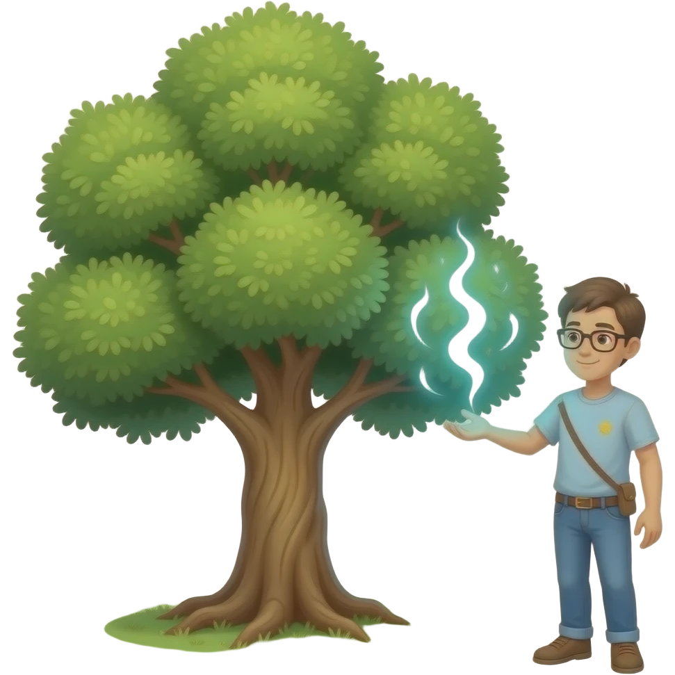 Conjuring  tree emoji