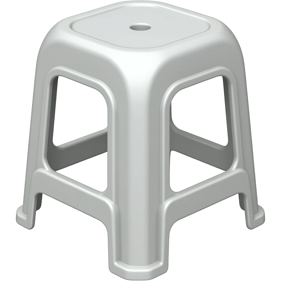 stool plastic emoji