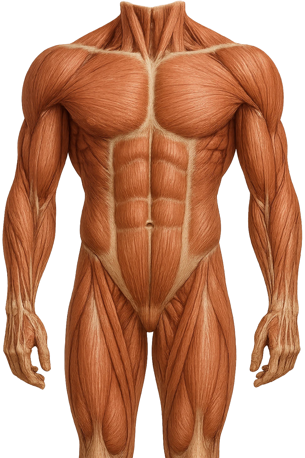 muscolo umano iperrealistico emoji