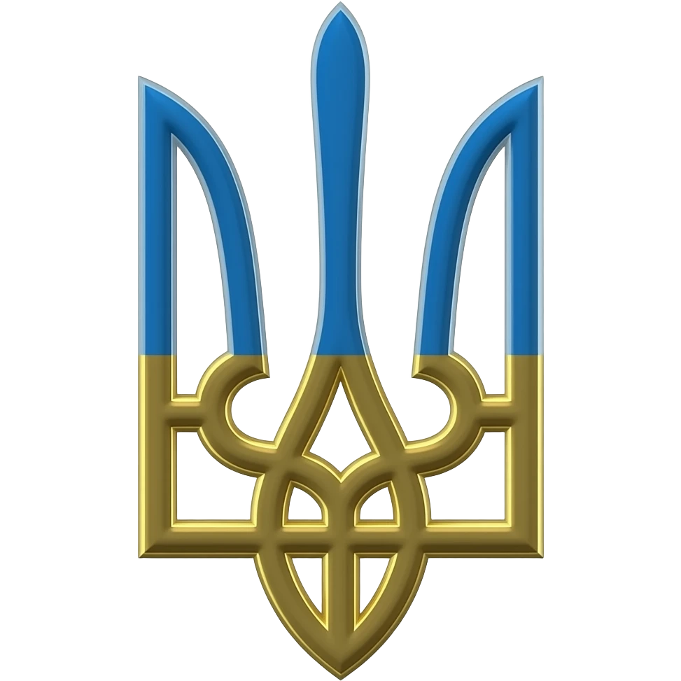 Ukrainian trident emoji