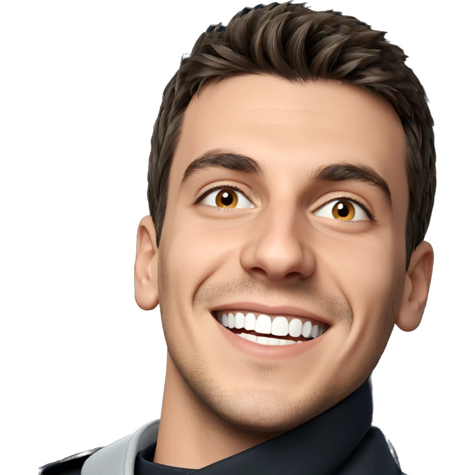 smiling boy in car interior emoji