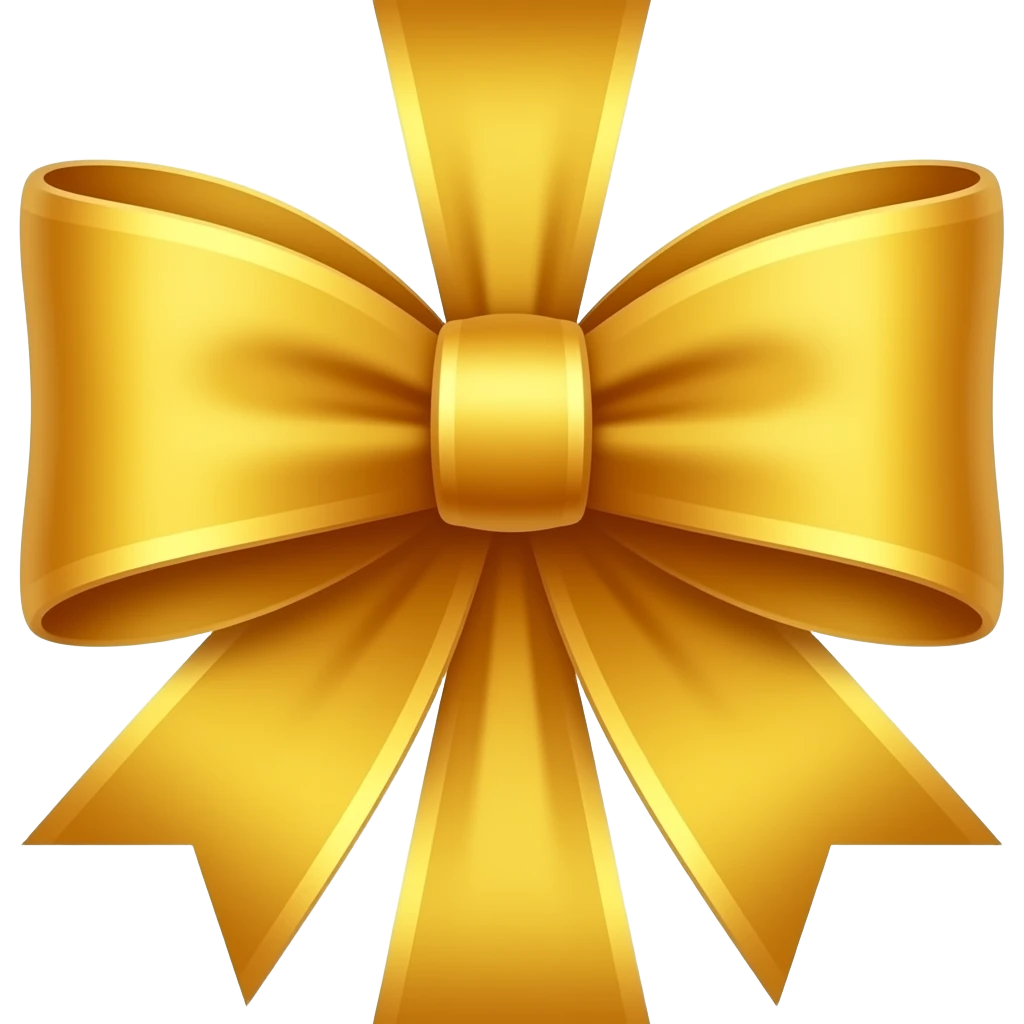 divine sringam Bow emoji facing towords right side with gold no girl and boy emoji