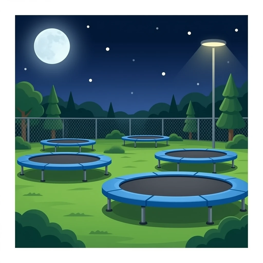 Trampoline park emoji