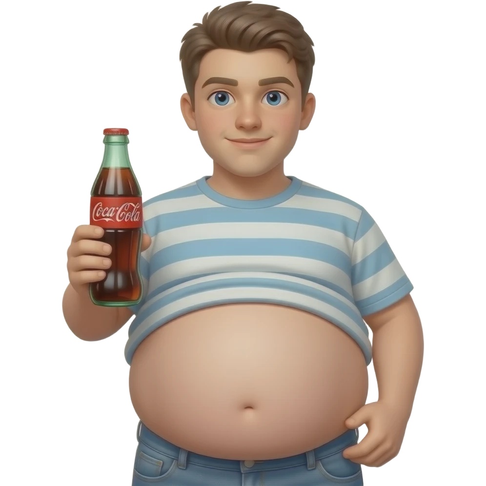 Zrób chłopak 19 latek z cola brzuchem🫄🏼 brzuch ma kształt jak balon + twarty brzuch + super ekstremalnie ogromny brzuch i trzyma coca-cole emoji