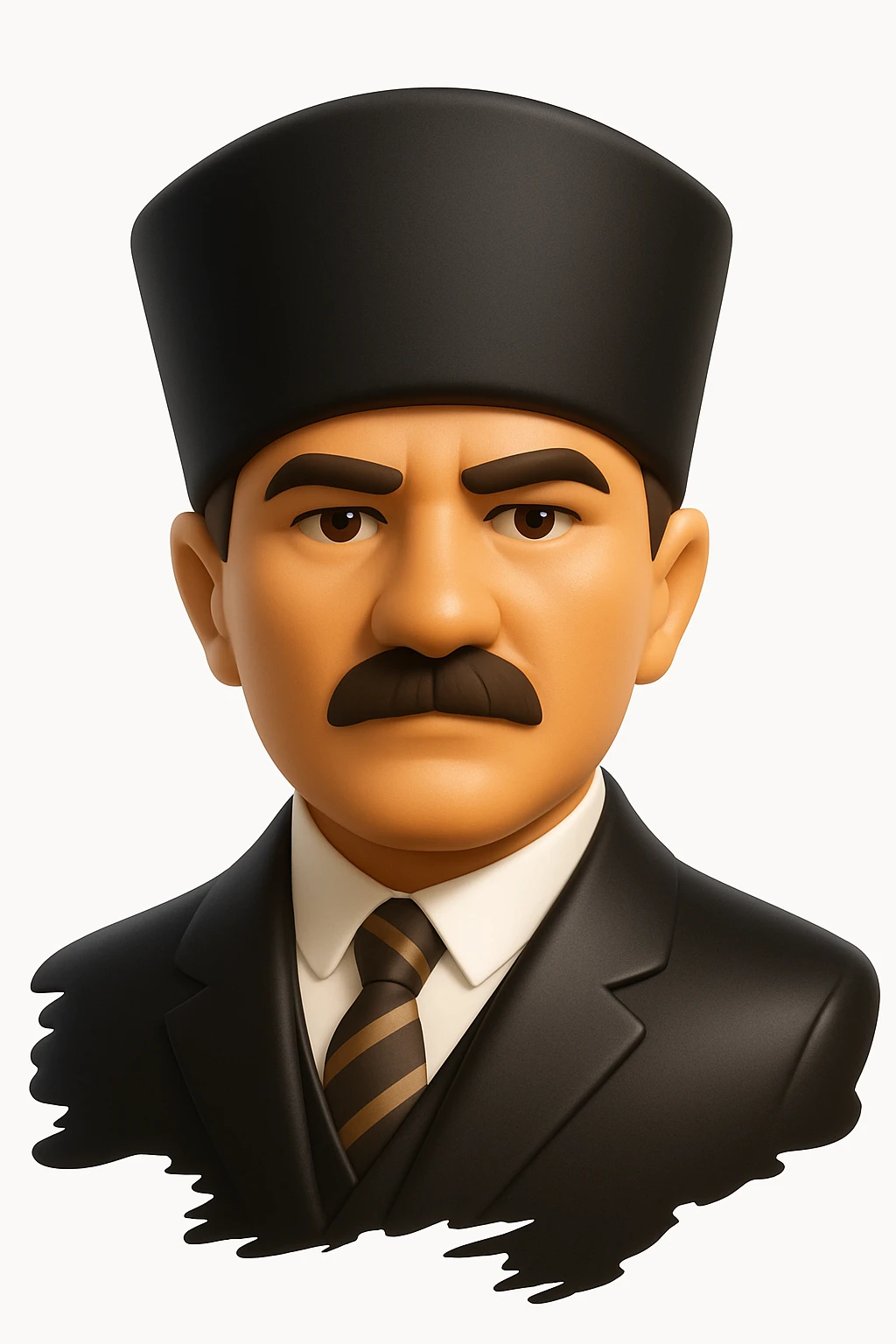 Convert the uploaded image into a 3D Apple-style emoji — preserve the key shapes, colors, and overall composition of the original image. Simplify the forms into clean. Apply glossy textures, soft lighting, smooth shading, and render everything in Apple emoji style on a clean white background

 emoji