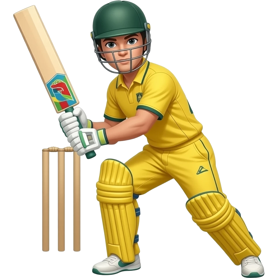 cricket yellow jersy emoji