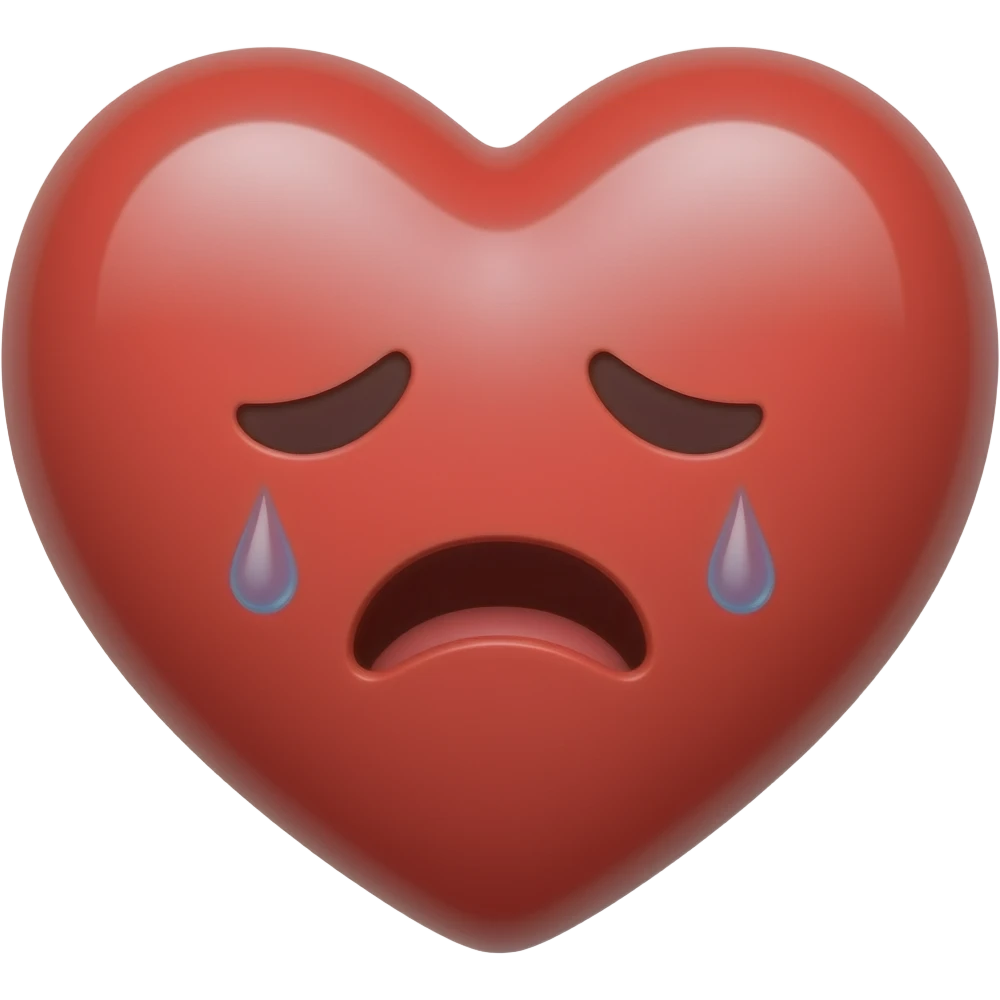 A heart that is hurting emoji