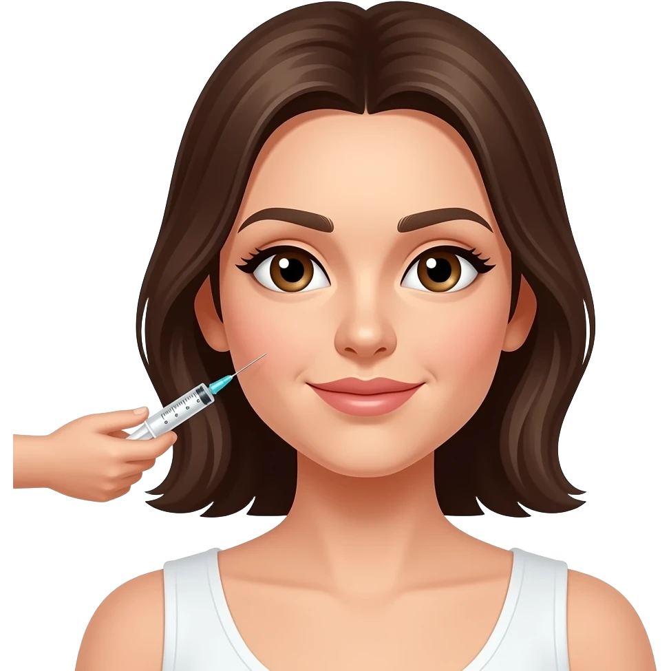 botox- female getting it emoji