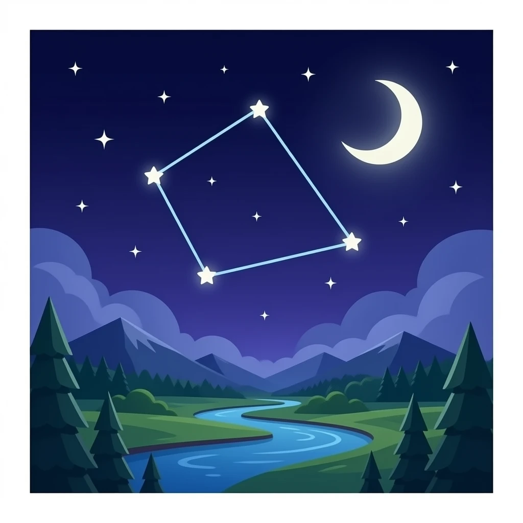 une constellation rempli de vice emoji