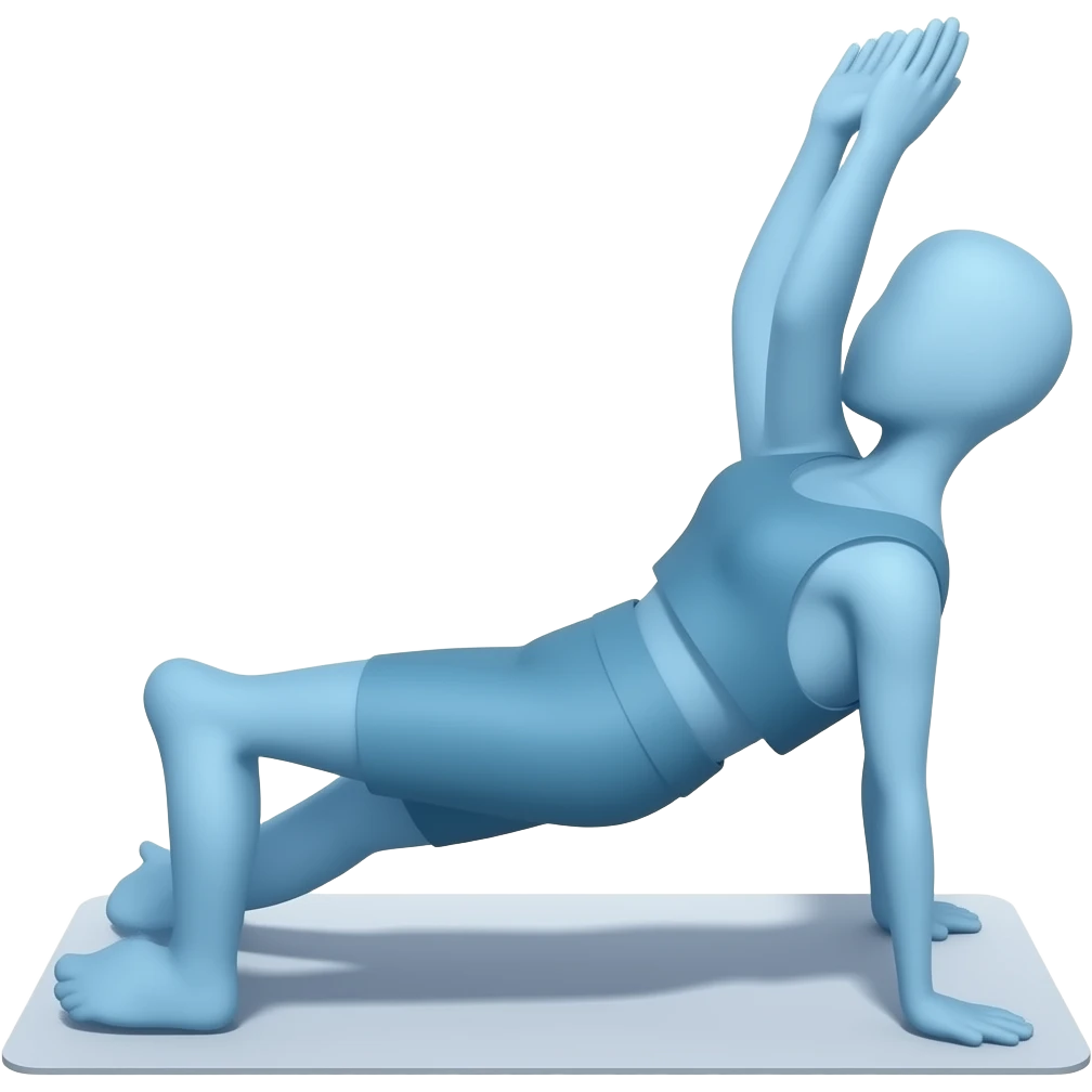 Blue pilates emoji emoji
