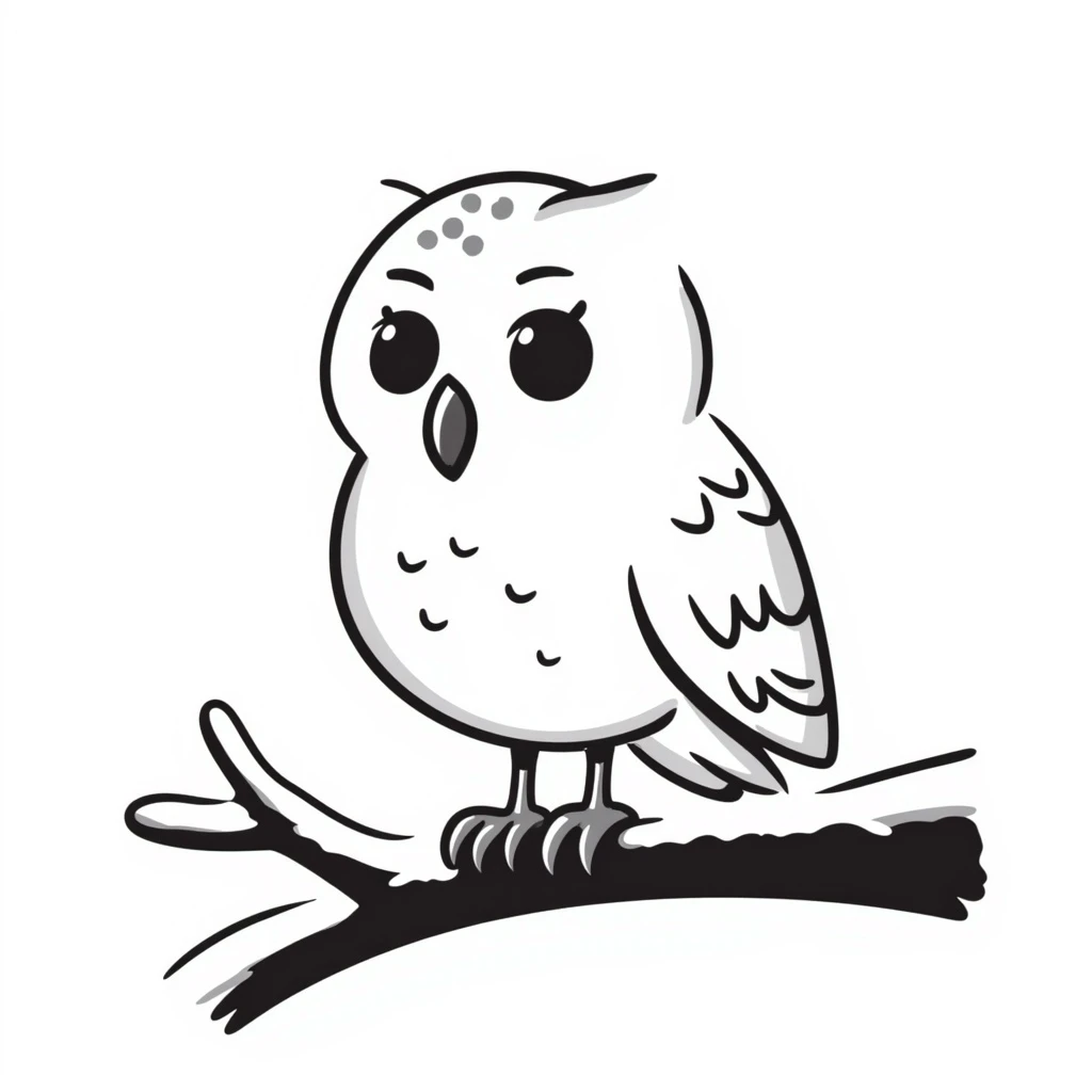 Snowy owl emoji