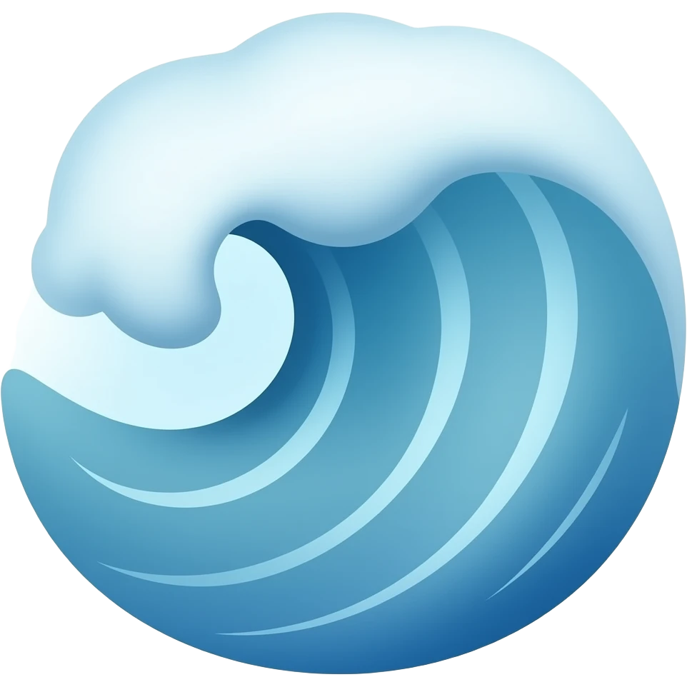 Vague 🌊 mer emoji