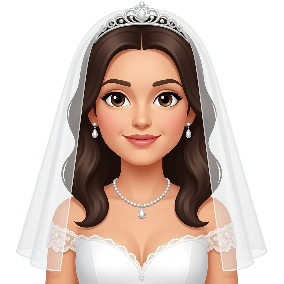 a woman in a wedding dress emoji