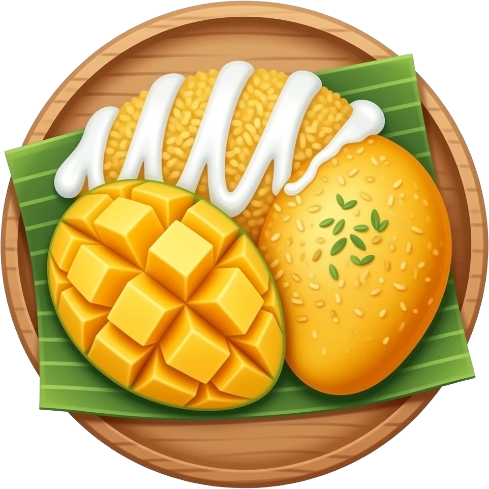 Mango Sticky Rice emoji