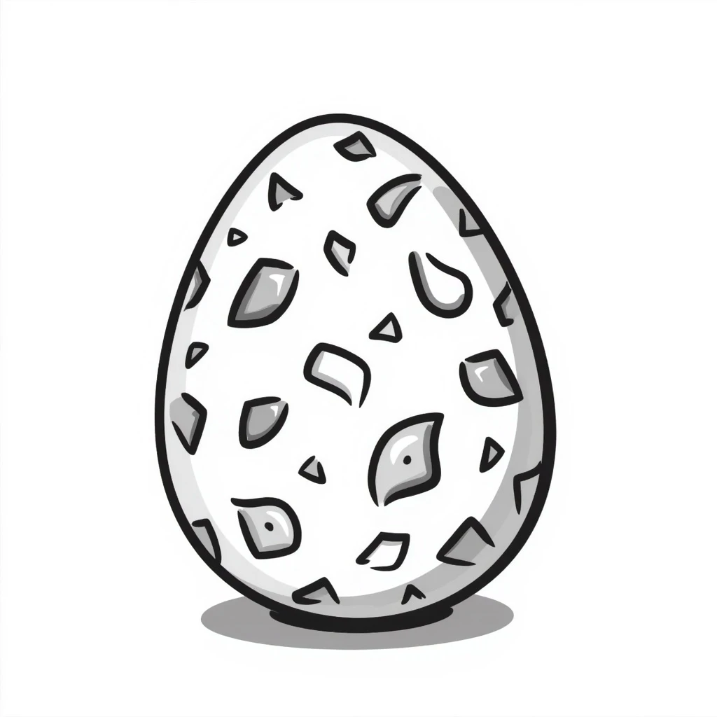Confetti egg emoji