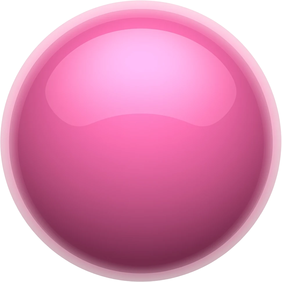 Pink ball emoji
