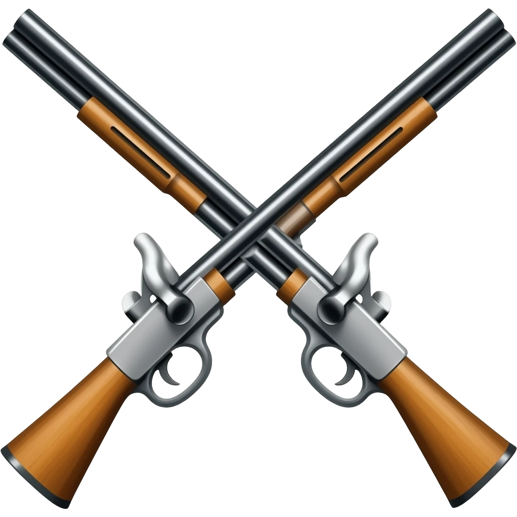 Double barrel two shotgun emoji emoji
