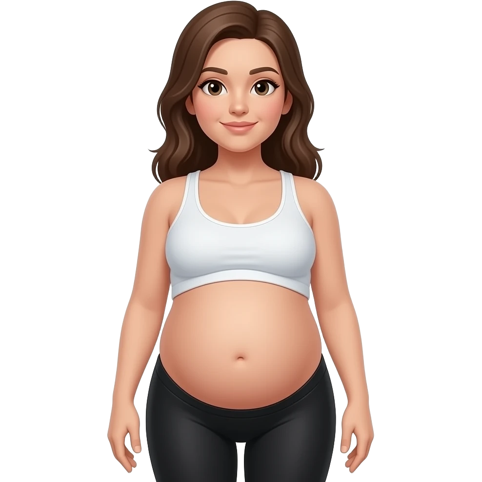 Femme Belly stuffing legging noir  42/44taille emoji