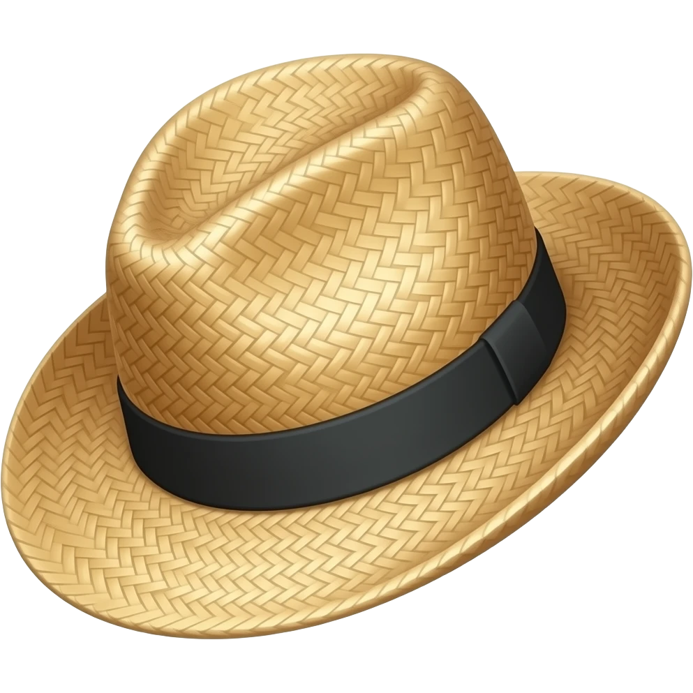 Straw hat Old emoji