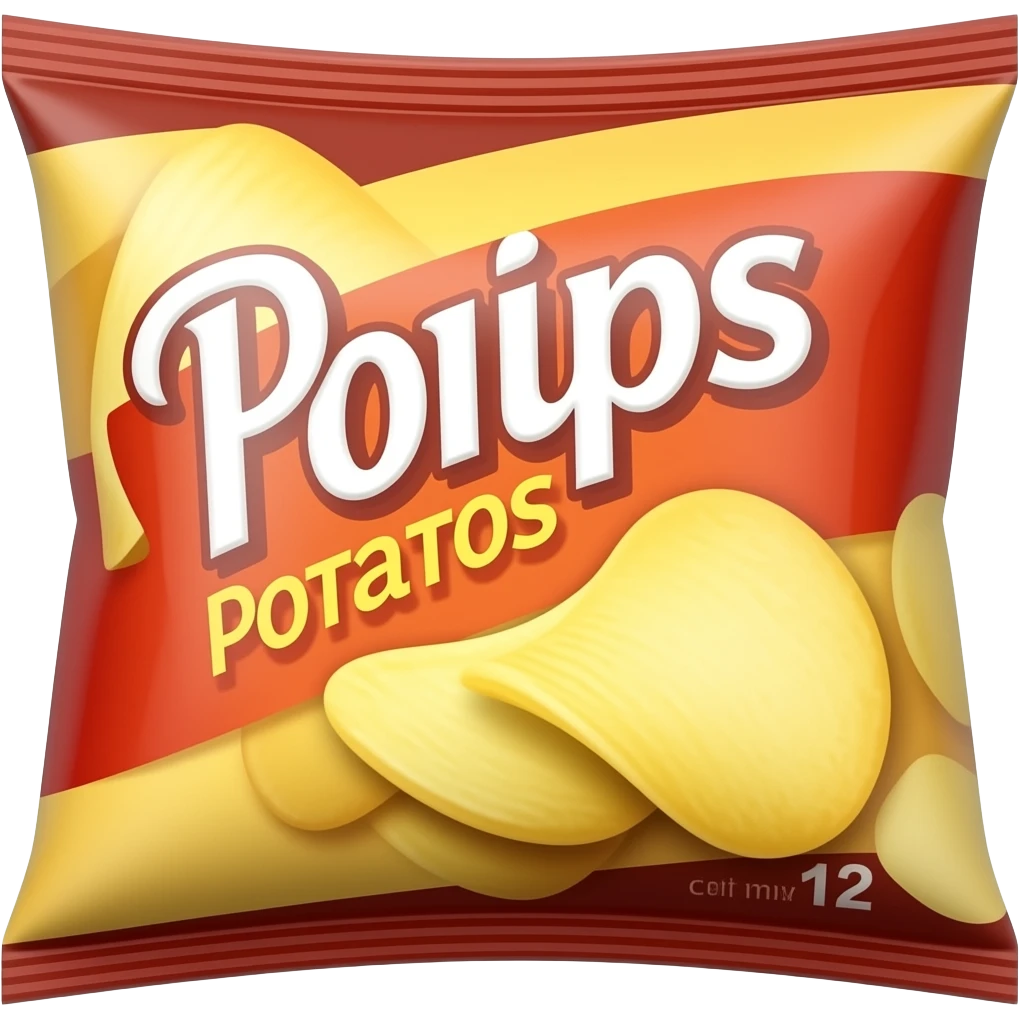 una bolsa de sabritas emoji
