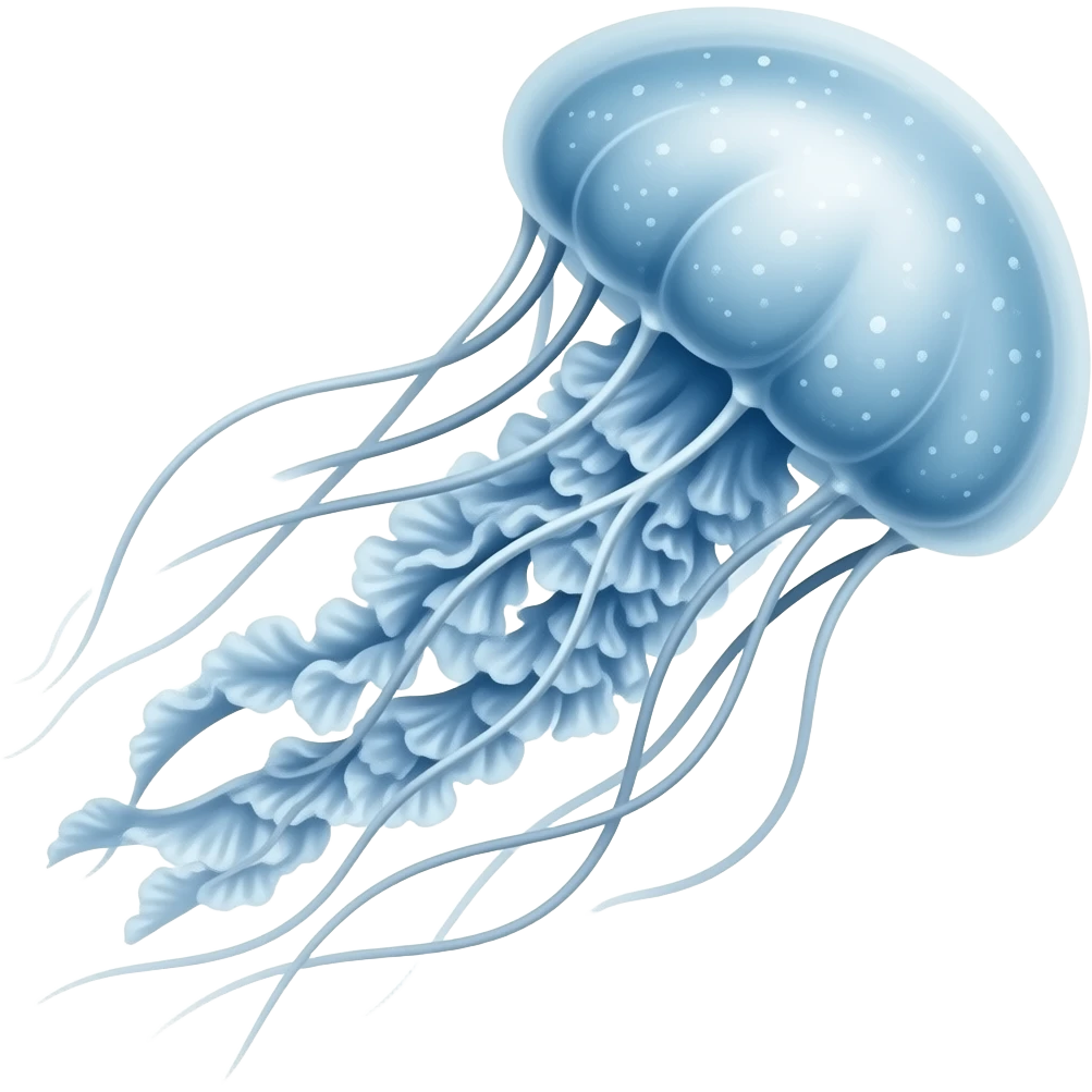 Underwater jellyfish emoji