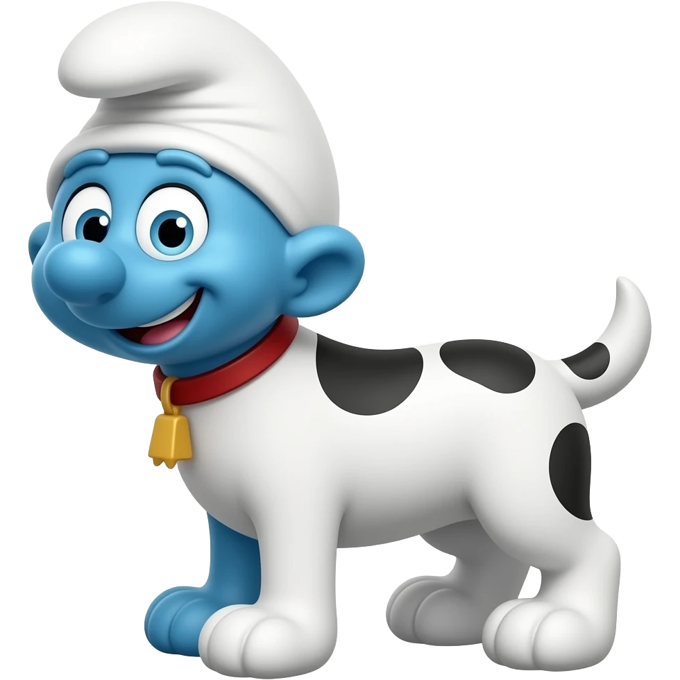 smurf dog emoji