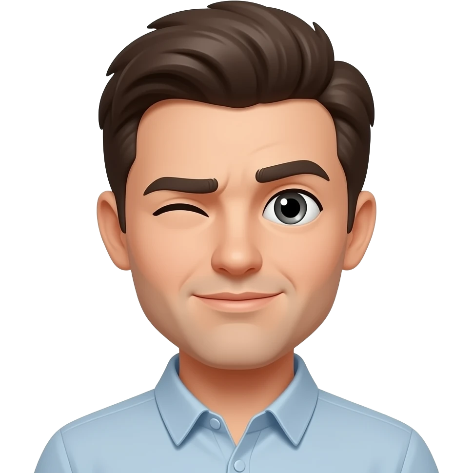 Sag gozunu kısık yap emoji