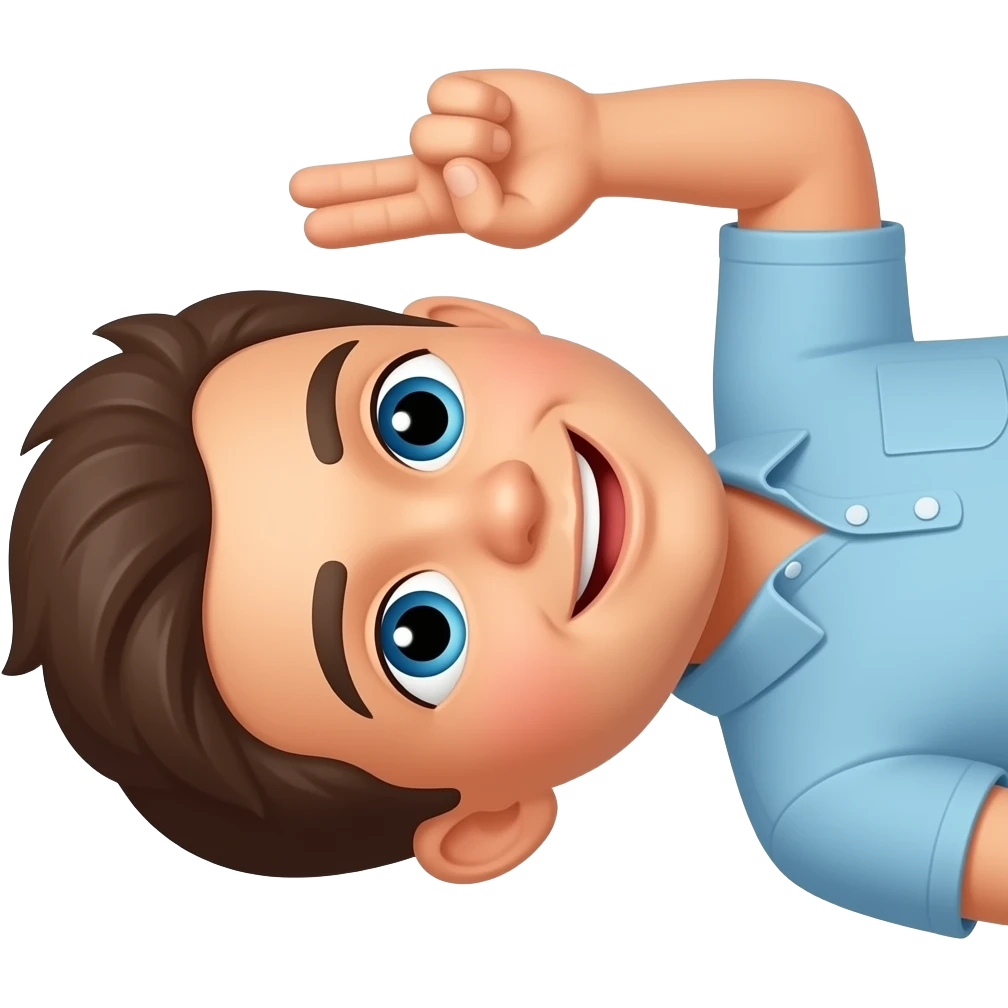 Üfüqi şəkildə xeyr deyən emoji