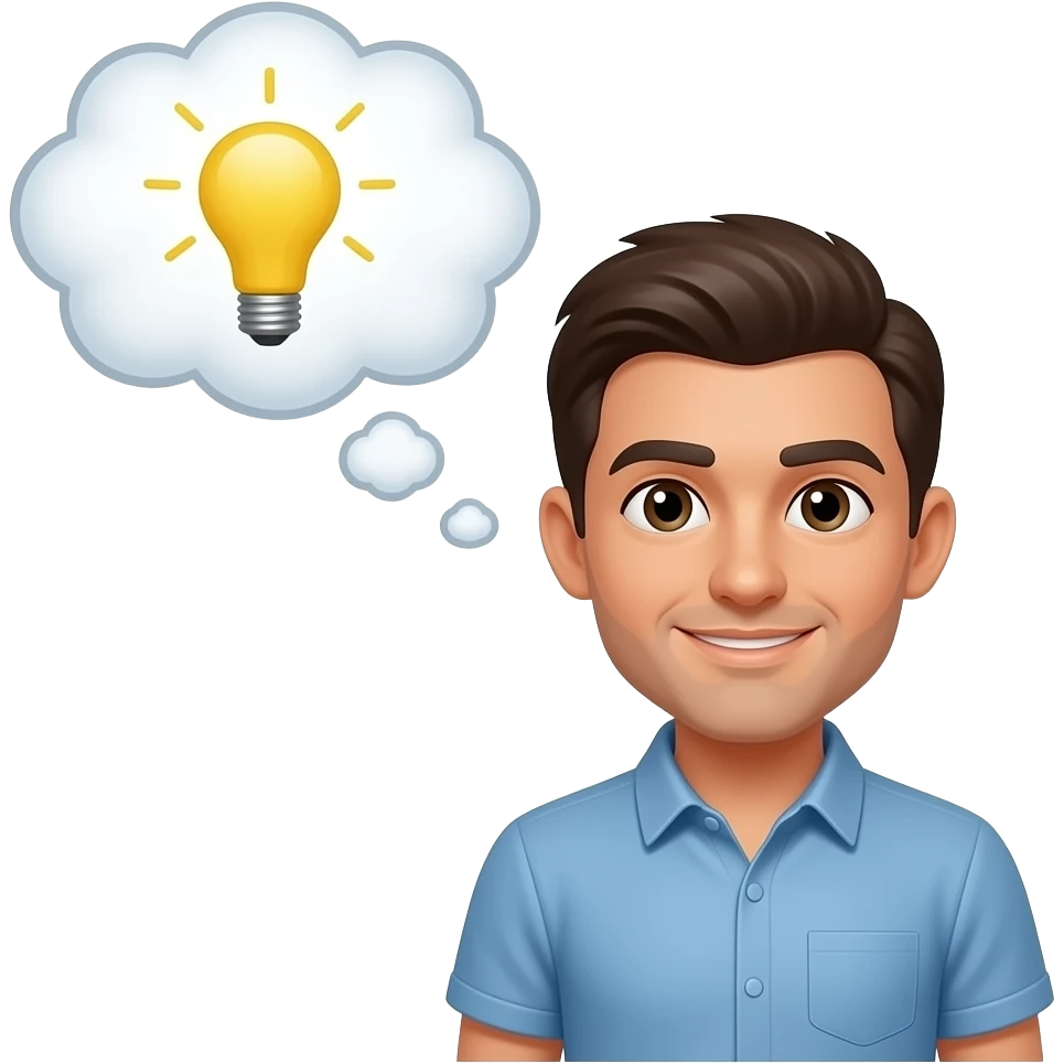 "Подключись к сообществу и расскажи идею", в контексте вайбкодинга, соответвует 💭 emoji