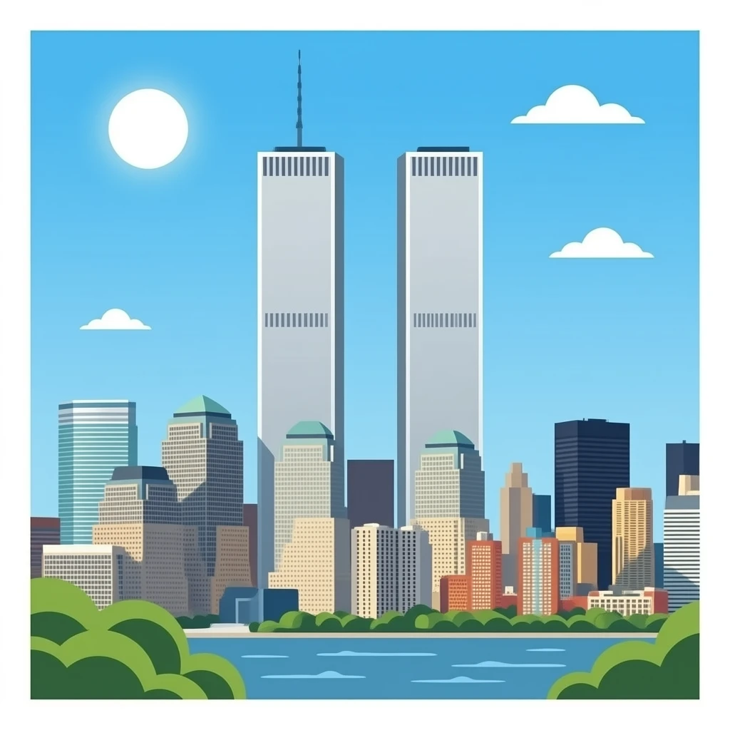 WTC twin towers emoji