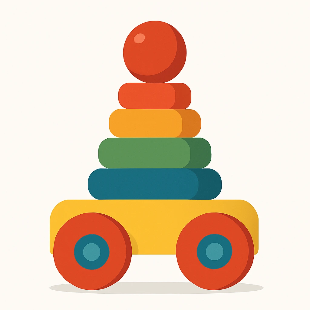 flat design style toy white background emoji