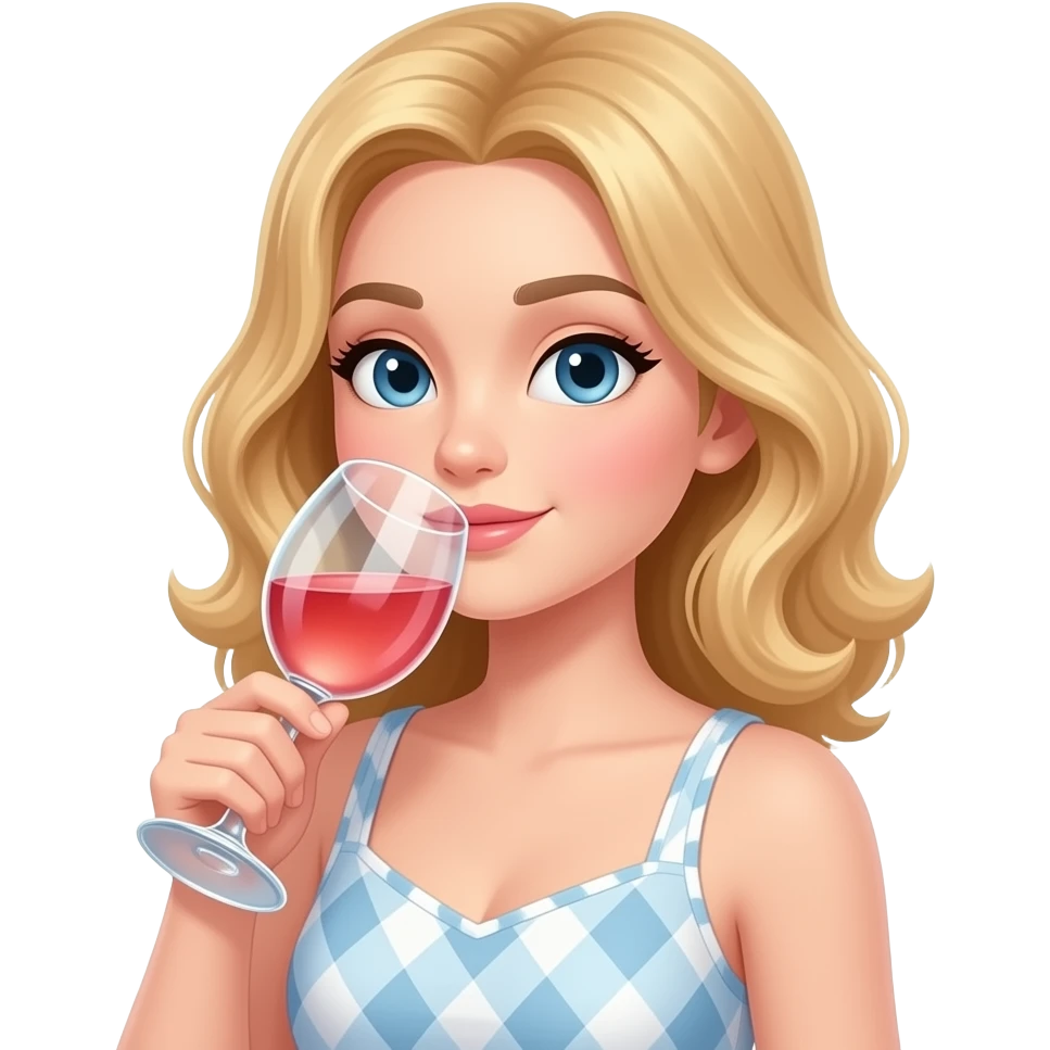 drinking rosé emoji