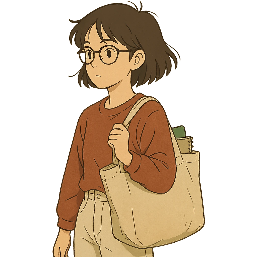 aesthetic college student tote bag emoji