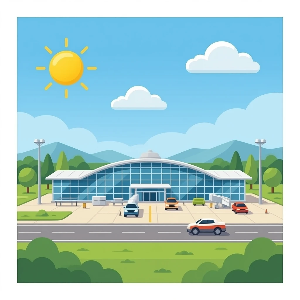 medium airport terminal emoji