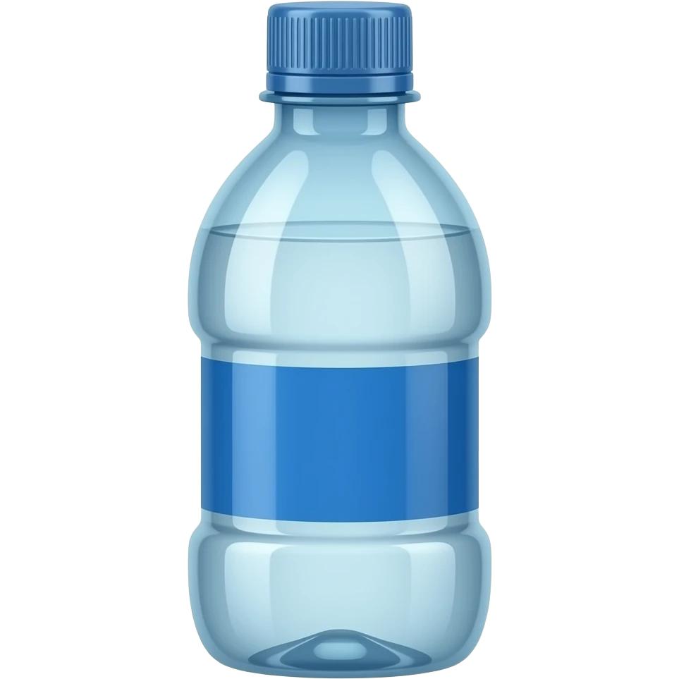 Petite bouteille d'eau emoji