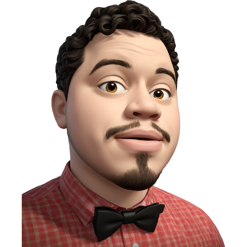 handsome boy in bowtie emoji